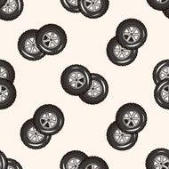 f1 racing cartoon seamless pattern background N20