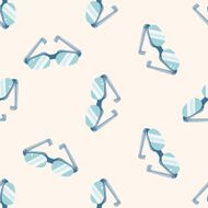 golf equipment cartoon seamless pattern background N9