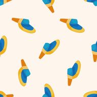 golf equipment cartoon seamless pattern background N10