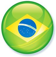 Brazil Flag Super Glossy