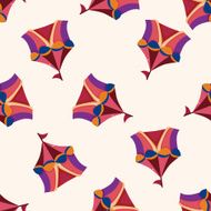 circus tents cartoon seamless pattern background