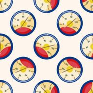 f1 racing cartoon seamless pattern background N21