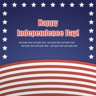 Vector independence day badge poster N5