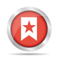 Vector Web Bookmark Ribbon Icon N4