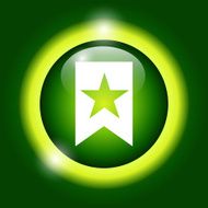 Vector Web Bookmark Ribbon Icon N5