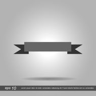 banner icon vector illustration eps10 on white background