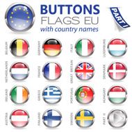 Buttons with EU Flags