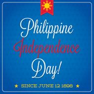 Philippines Independence Day card in vector format N4