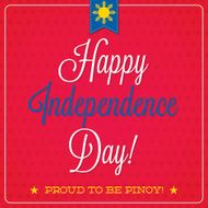 Philippines Independence Day card in vector format N5