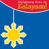 Philippines Independence Day card in vector format N9