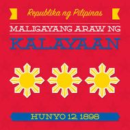 Philippines Independence Day card in vector format N11