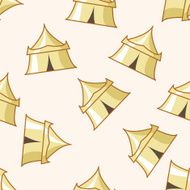 circus tents cartoon seamless pattern background N3
