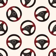 f1 racing cartoon seamless pattern background N41