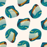 f1 racing cartoon seamless pattern background N43