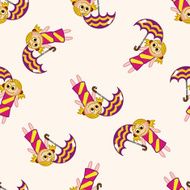 f1 racing cartoon seamless pattern background N47