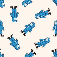 f1 racing cartoon seamless pattern background N50