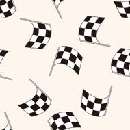 f1 racing cartoon seamless pattern background N55