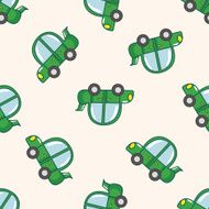 f1 racing cartoon seamless pattern background N56