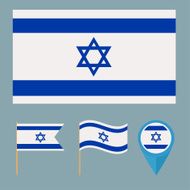 Israel icons for design with reference to a particular country