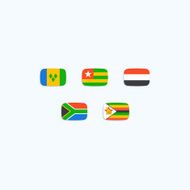 Flag of world N8