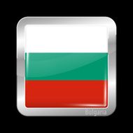 Flag of Bulgaria Metal Icons