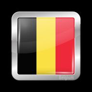 Flag of Belgium Metal Icons