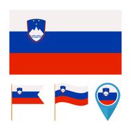 Slovenia country flag vector