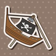 pirate ship theme elements N12