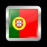 Flag of Portugal Metal Icons