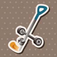 golf equipment theme elements N163
