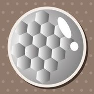 golf equipment theme elements N166