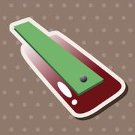 golf equipment theme elements N167