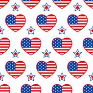American seamless pattern N3