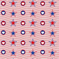 American seamless pattern N4