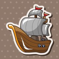 pirate ship theme elements N15