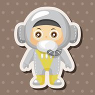 Space astronaut theme elements N36