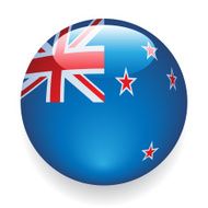 World Flag Button New Zealand