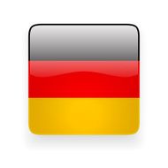 Square icon with flag of Germany