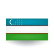 flag of uzbekistan N6