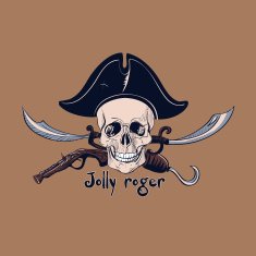 Label pirate theme N6
