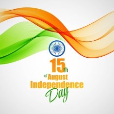 Creative Indian Independence Day concept Vector illustration