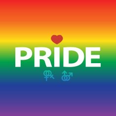 abstract background of pride celebration in colorful rainbow bac