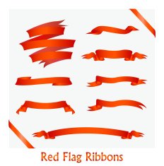 Flag Ribbon Banner
