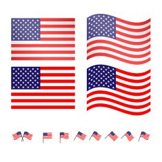 United States Flags 2