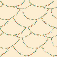 Abstract seamless vector festive background with bright colored