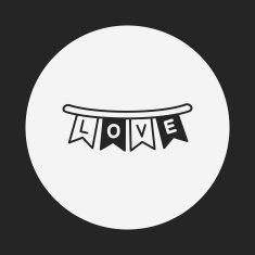 love hanging icon N3