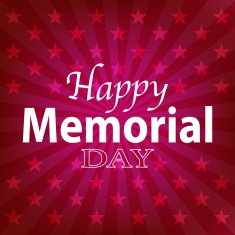 4th July Happy Memorial Day badges and labels