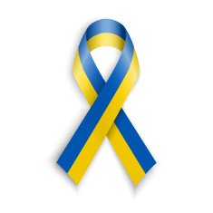Yellow blue colors national flag of Ukraine
