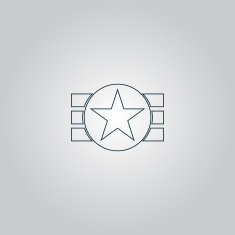 Abstract USA Flag Design