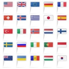 Vector World Flags vol 3